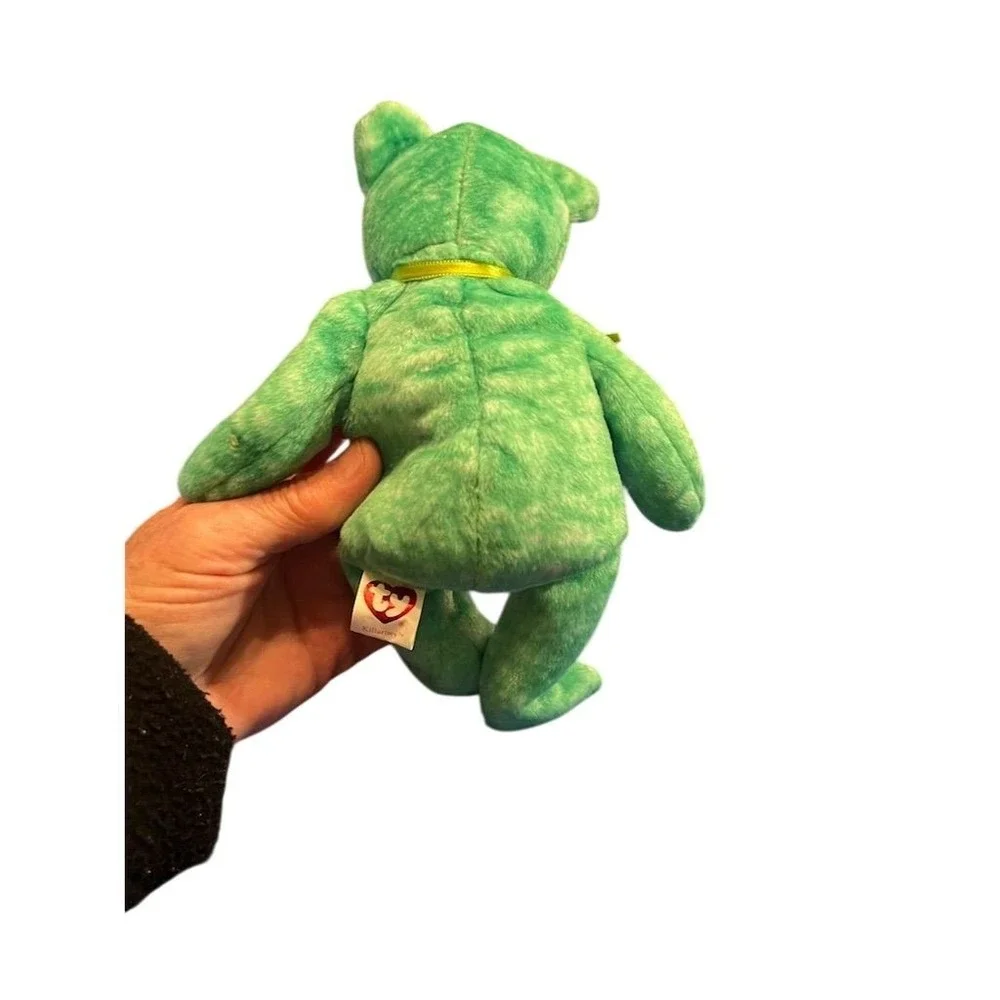 Ty Beanie Baby Killarney Irish Bear St. Patrick's Day Collectible 8